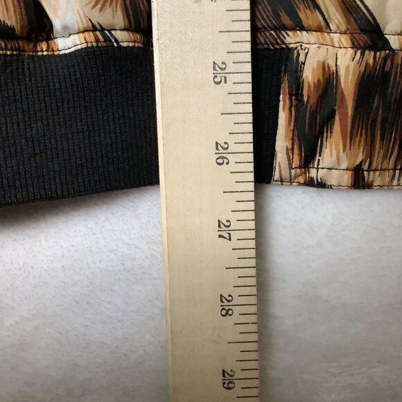 Vtg FUDA International Leopard Cheetah Print Silk Bomber Jacket Women Medium - Picture 7 of 8